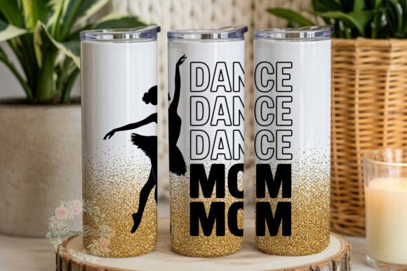 Ballerina Dance Mom 20oz Tumbler Wrap: A Graphic Review for Digital Sellers