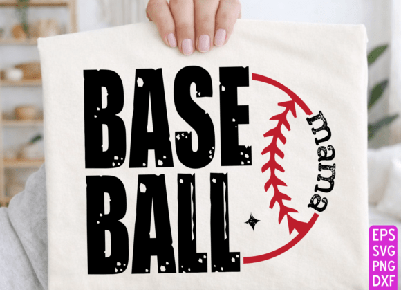 Baseball Mama PNG: A Versatile T-Shirt Design Asset for Creative Projects
