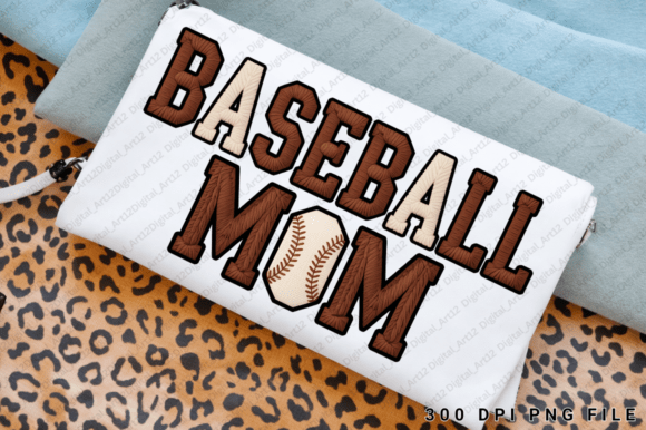 Baseball Mom PNG Design: A Versatile Graphic for T-Shirt Projects