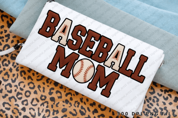 Baseball Mom PNG for Local Business Branding and T-Shirt Designs