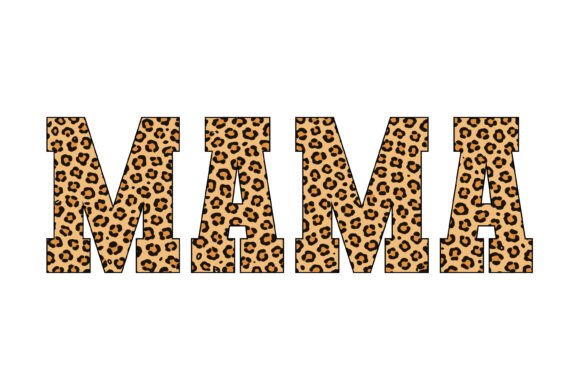 Leopard Print Mama Design: A Bold Graphic for Bloggers and Publishers