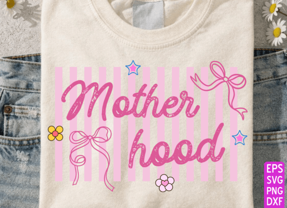 Motherhood PNG: A Modern Graphic Design Asset for T-Shirt Designs and Branding