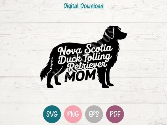 Nova Scotia Duck Tolling Retriever Mom: A Unique Graphic for T-Shirt Designs