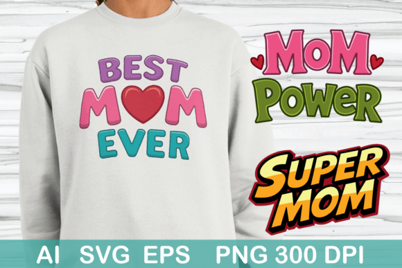 Set of Mom T-Shirt Designs Review for Real Projects